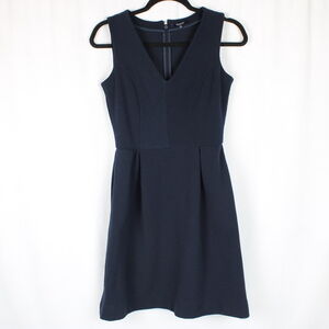 Madewell Gallerist Ponte V-Neck Dress